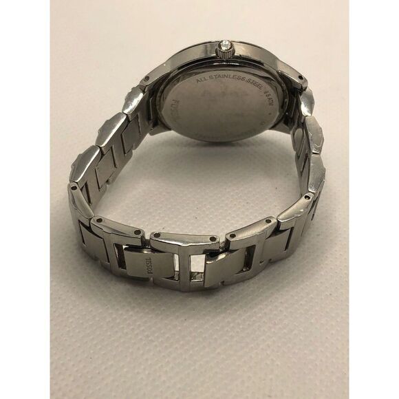 Fossil FS2362 Women's Stainless Steel Analog White Dial Quartz Wrist Watch HO312 - Picture 9 of 9